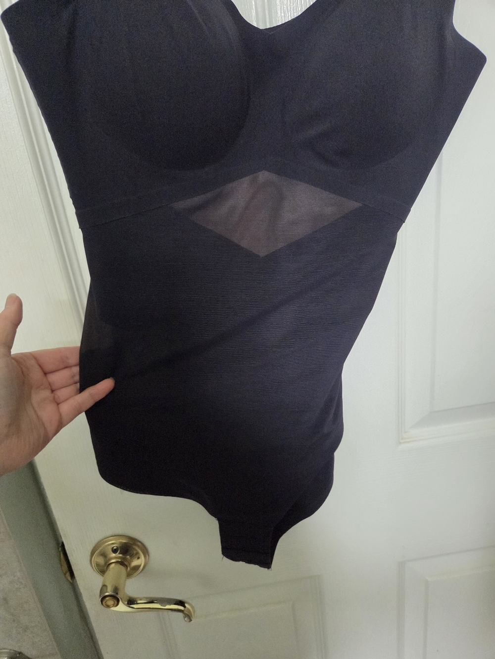 Honeylove Cami Seamless Black Shapewear Bodysuit - Women Intimates Size Medium - Picture 9 of 13